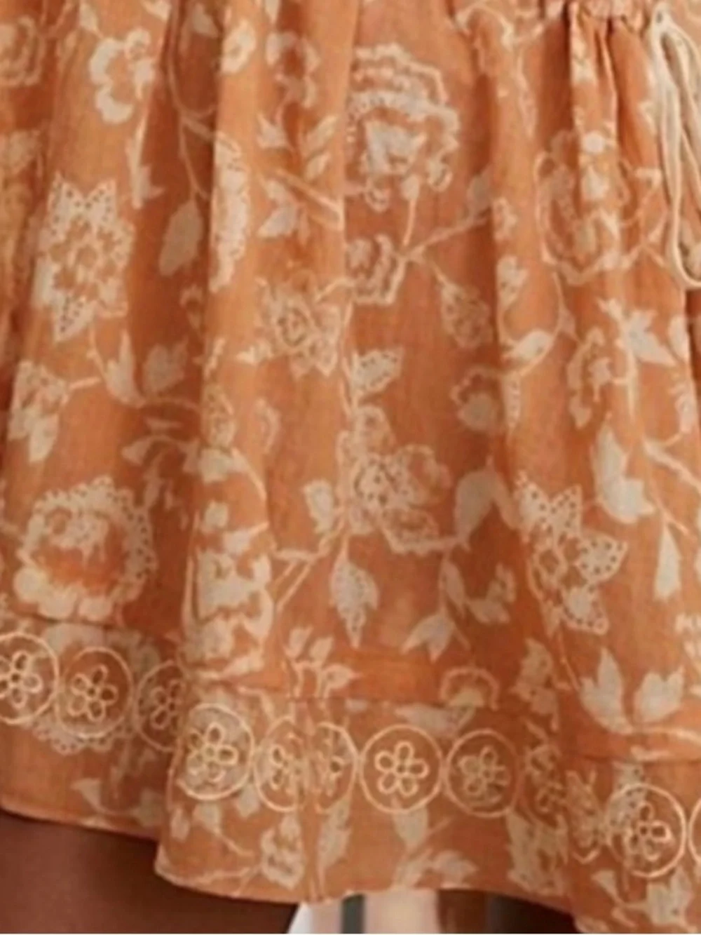 Free People Nora Nightie Floral Embroidered Mini Dress Small NWT - Picture 6 of 11